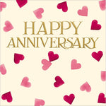 Emma BridgewaterPink Hearts Anniversary Card
