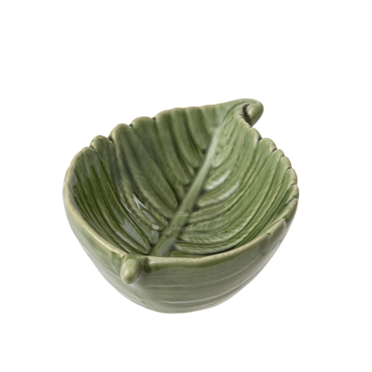 Green Fern Leaf Dish
