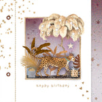Leopard Birthday Card| Hammond Gower ND203