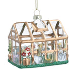 Painted Glass Greenhouse Bauble Decoration | Gisela Graham