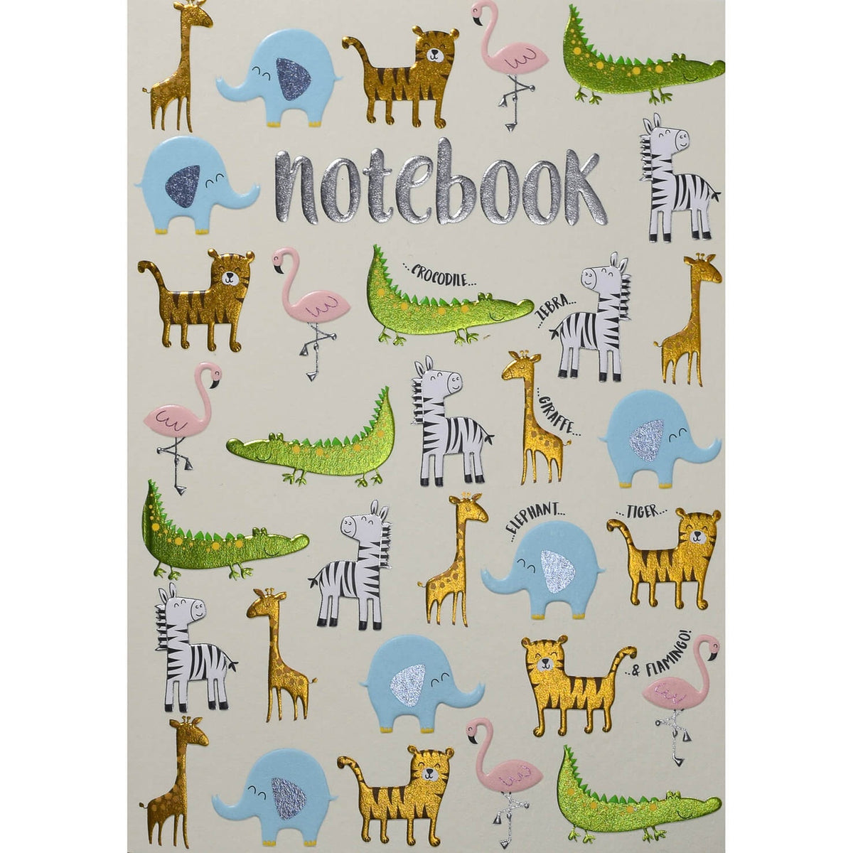 Safari AnimalsA5 Lined Notebook | Wendy Jones Blackett