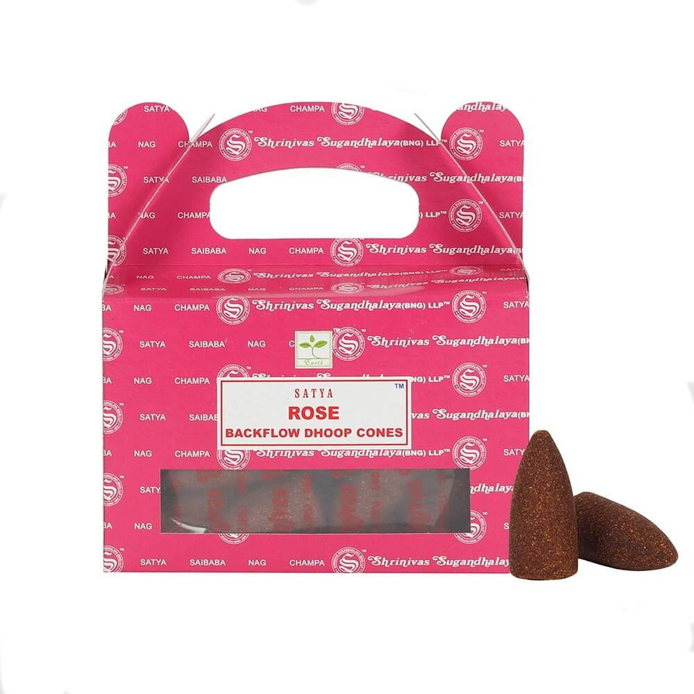 Backflow Satya Incense Cones | Rose