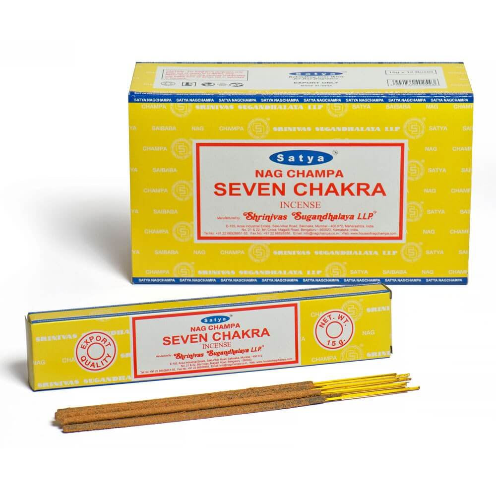 Seven Chakra Satya Sai Baba Incense Sticks 15g