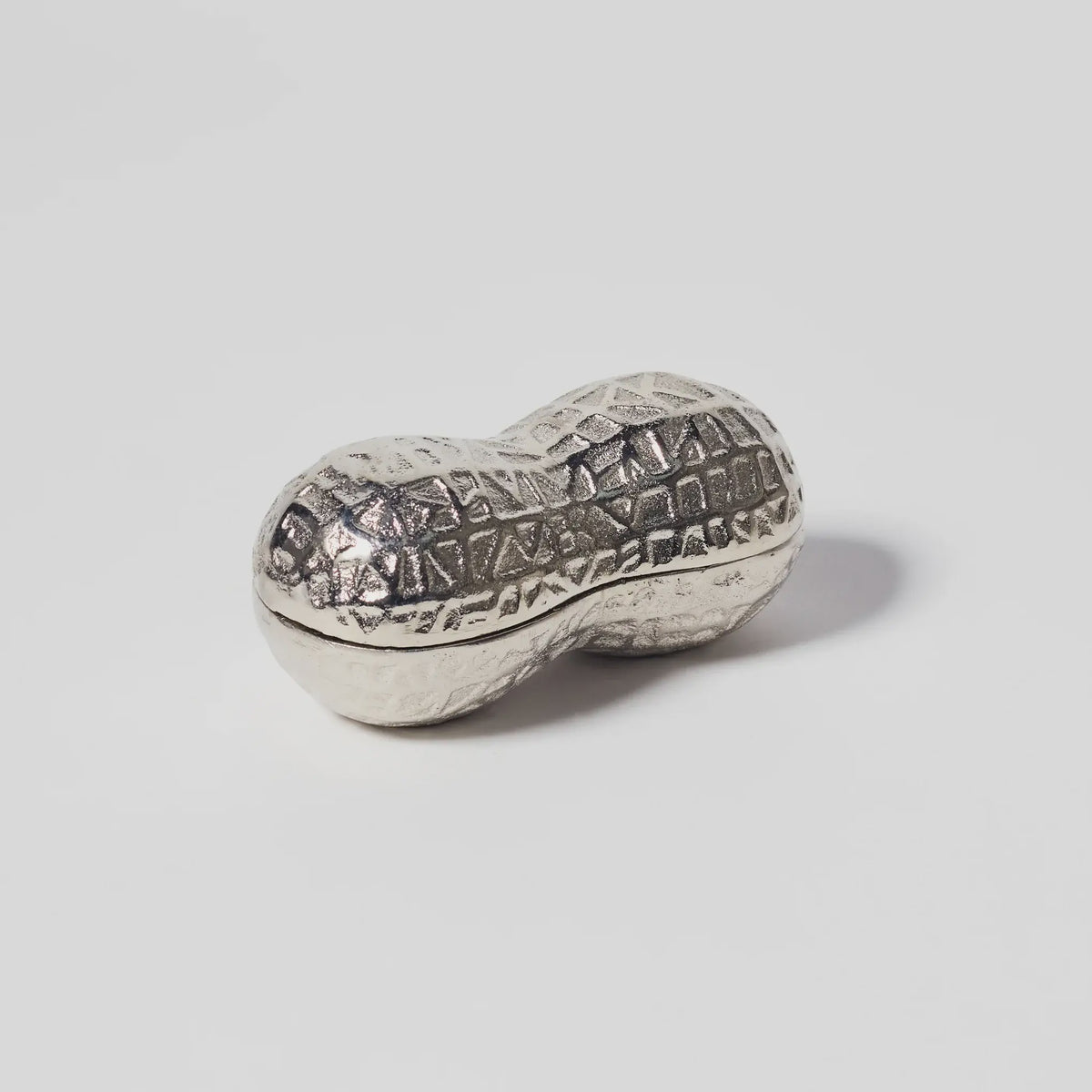 Small Nickel Peanut Trinket Box
