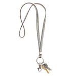 Silver Shimmer Lanyard | Hot Tomato
