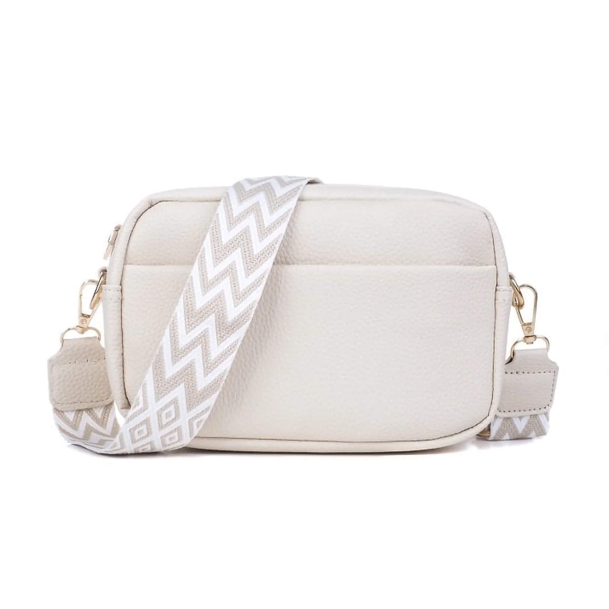 Stone Colour Vegan Leather Camera Bag at Under the Sun Southend