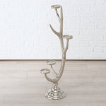 Alu. Candleholder Antler Tree H85cm