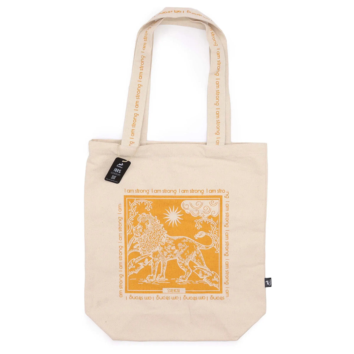 Buy I Am Strong Hop Hare Cotton Tote Bag in Southend