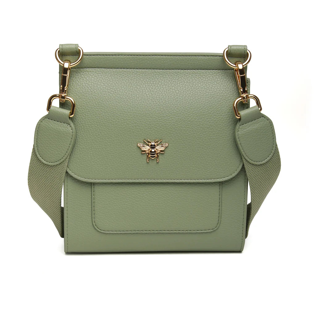 Sage Bloomsbury Cross Body Bag | Alice Wheeler