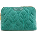 Teal Velvet Make up Bag | Alice Wheeler