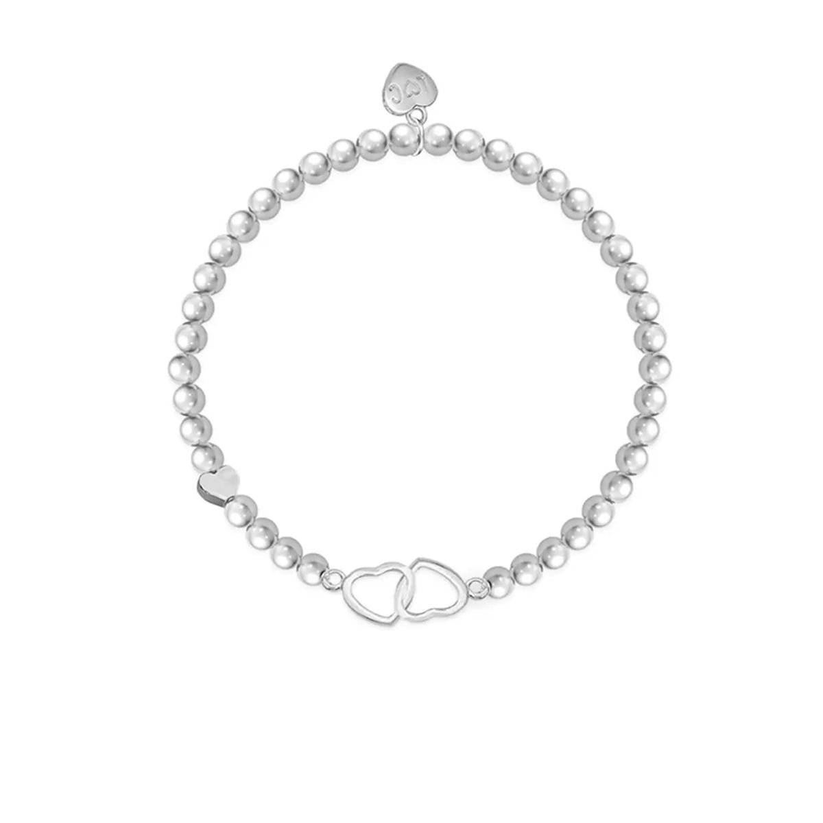 Adore You Joined Hearts Life Charms Bracelet