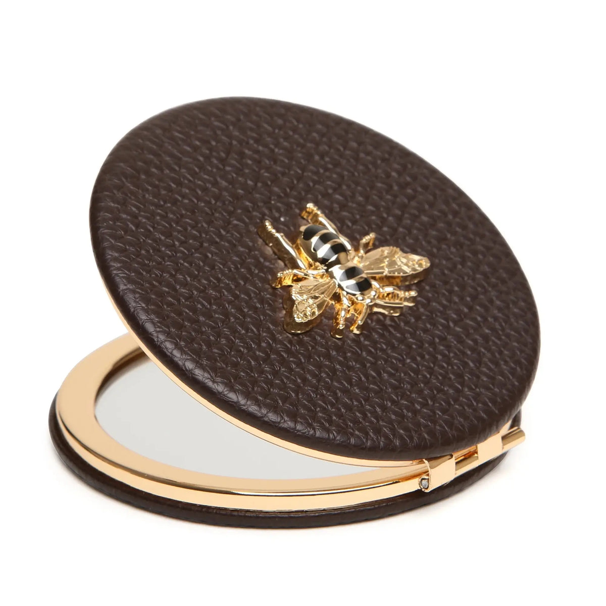 Alice Wheeler Chocolate Round Compact Mirror AW6209