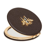 Alice Wheeler Chocolate Round Compact Mirror AW6209