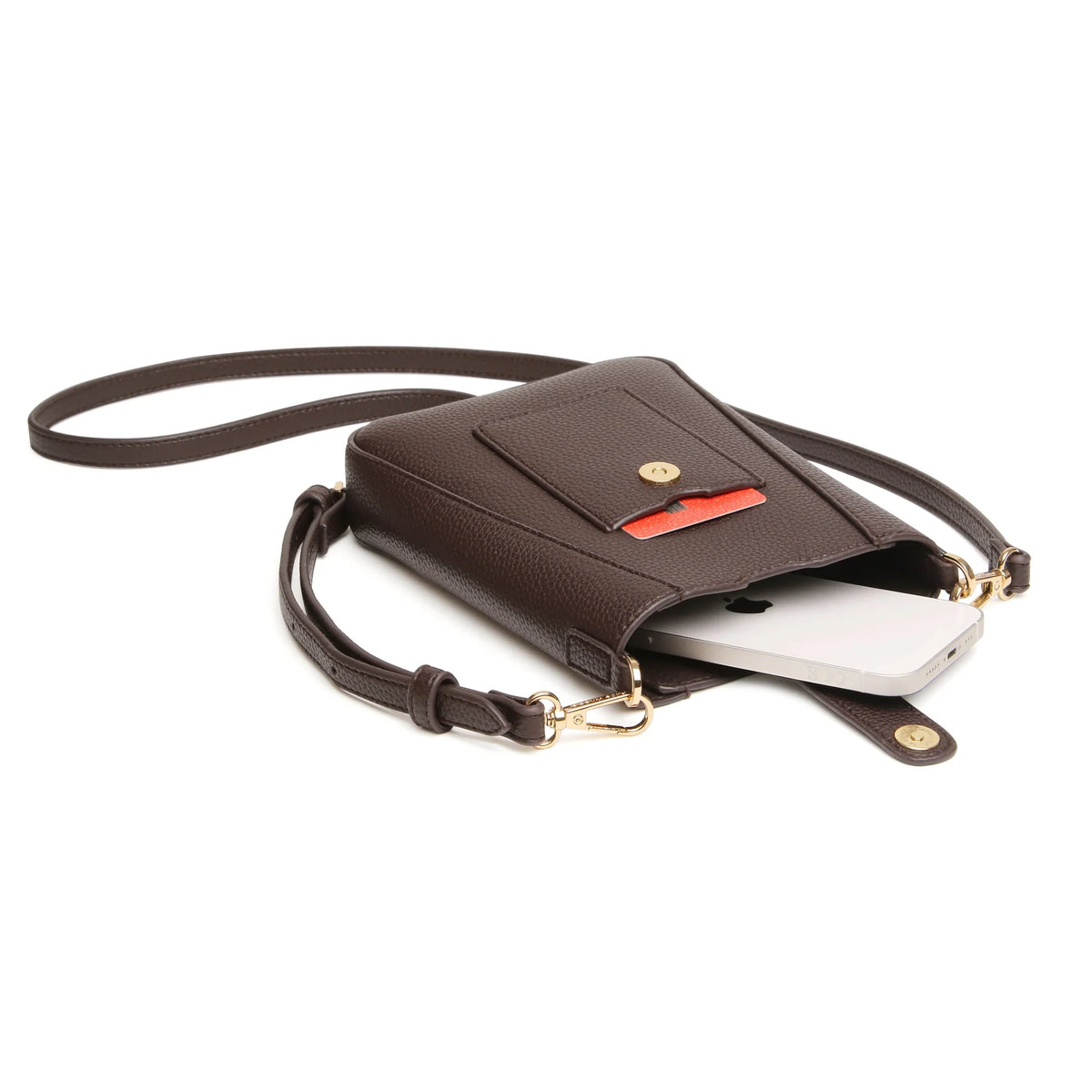 Alice Wheeler Crossbody in Chocolate – view 3