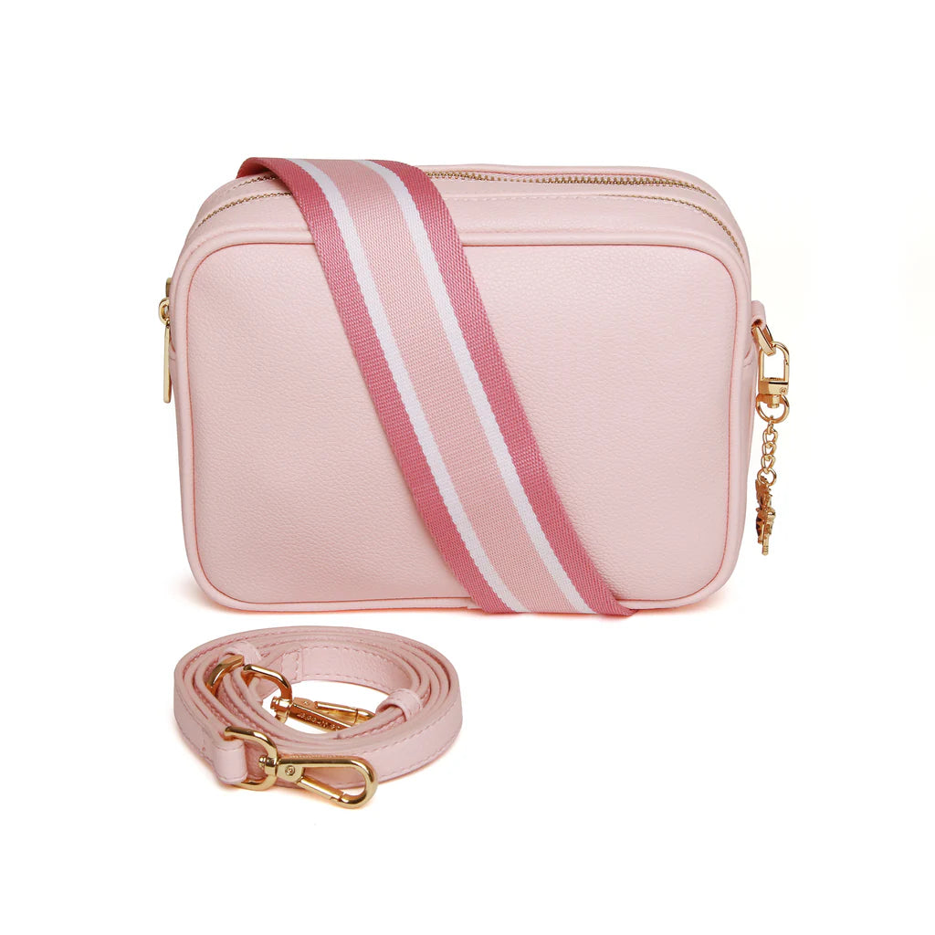 Pastel Pink Soho Camera Bag by Alice Wheeler in Southend at shop Under the Sun