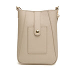 Alice Wheeler Kensington Phone Crossbody in Stone - front view