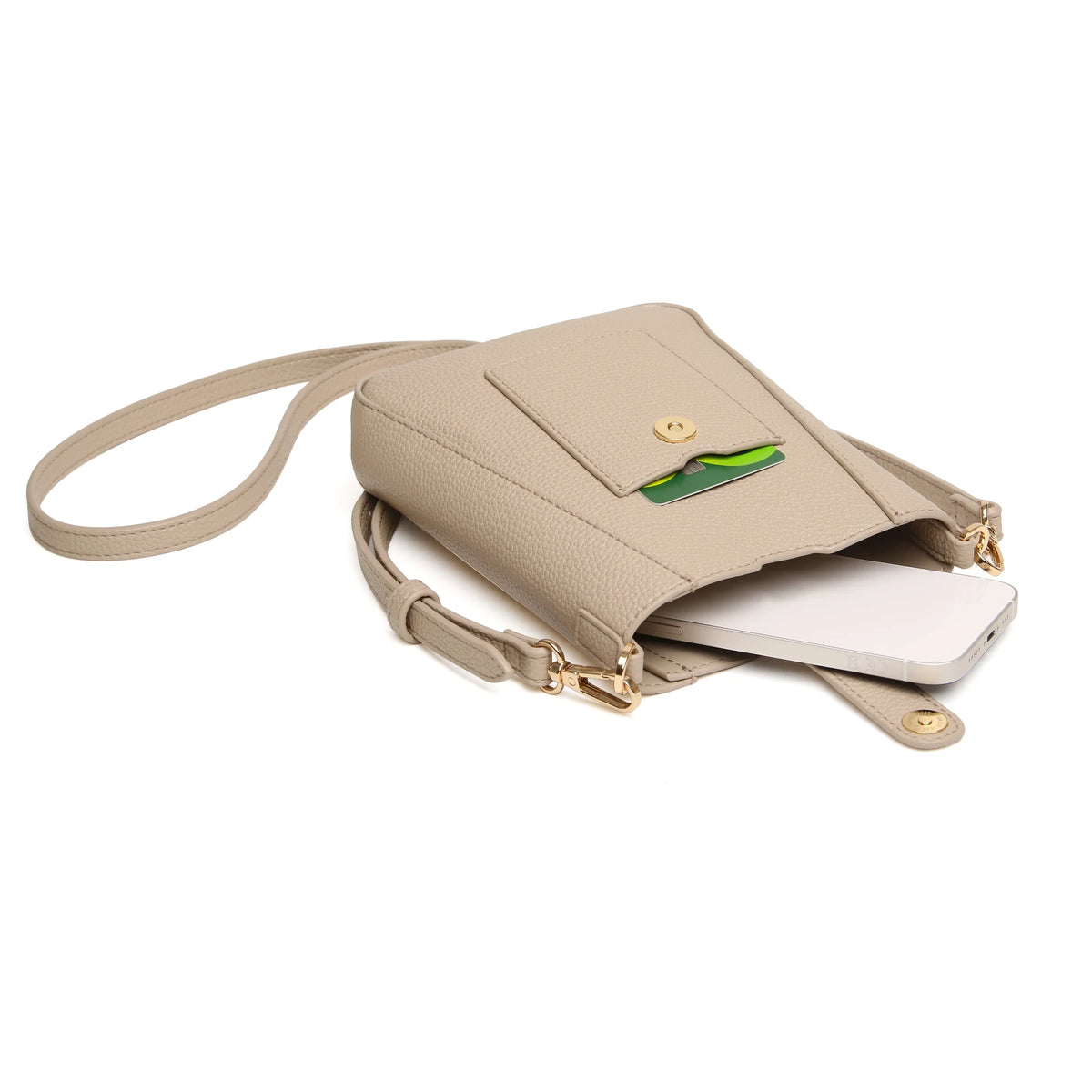Alice Wheeler Stone Kensington Phone Crossbody Bag AW6201
