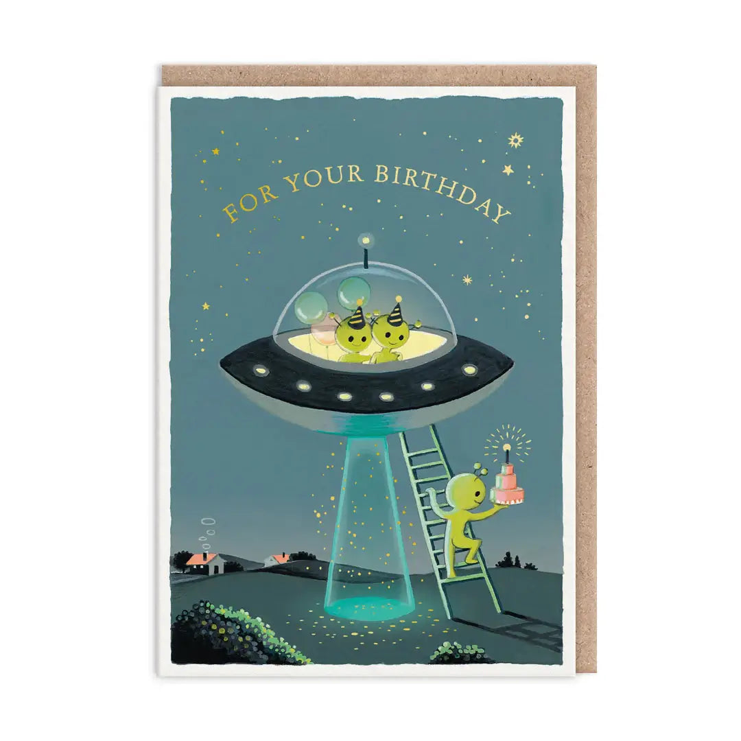 Buy Aliens Birthday Greeting Card in Southend shop