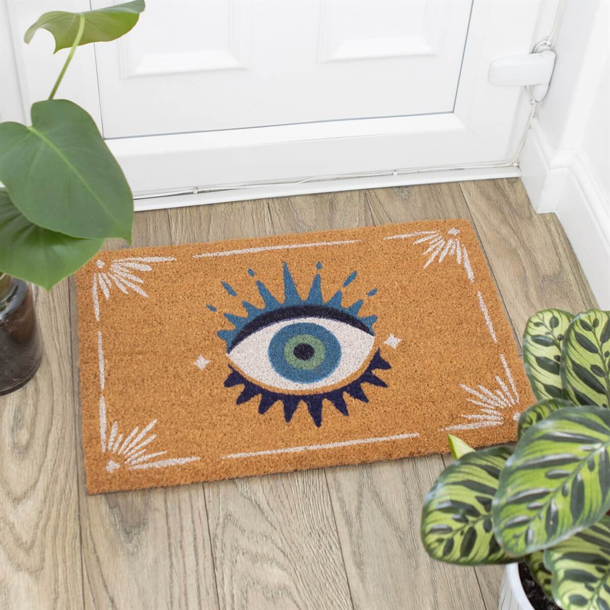 All Seeing Eye of Protection Coir Doormat