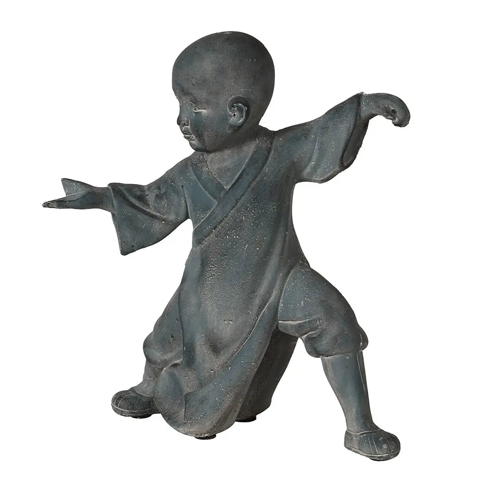 Antique Bronze Effect Buddhist Monk