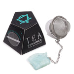 Raw Gemstone Tea Strainer | Aquamarine