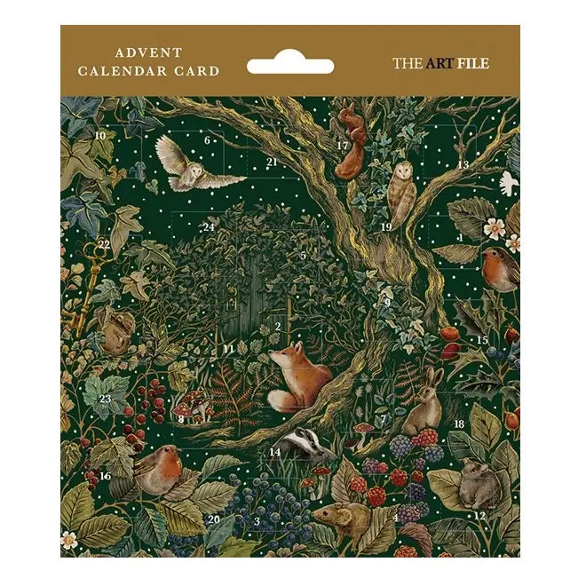 AVC11A - Secret Garden Advent Card