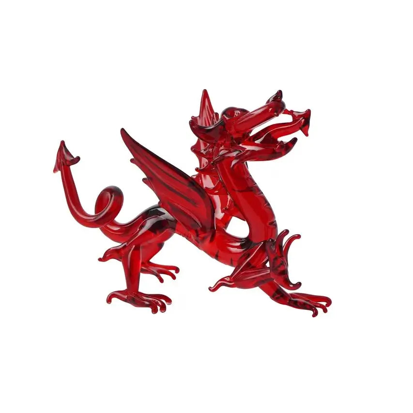 Artisan Glass Welsh Dragon Trinket Ornament