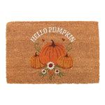Autumn Days Hello Pumpkin Natural Coir Doormat
