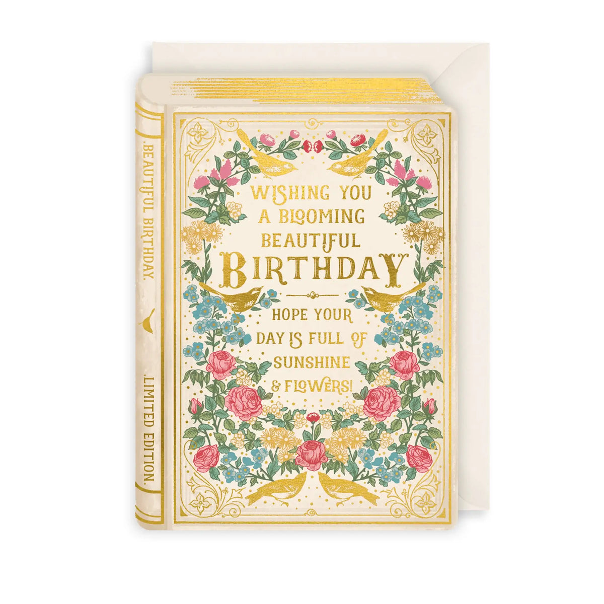 A Beautiful Blooming Birthday Greetings Card