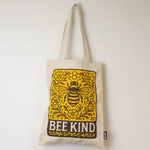Bee Kind Cotton Tote Bag