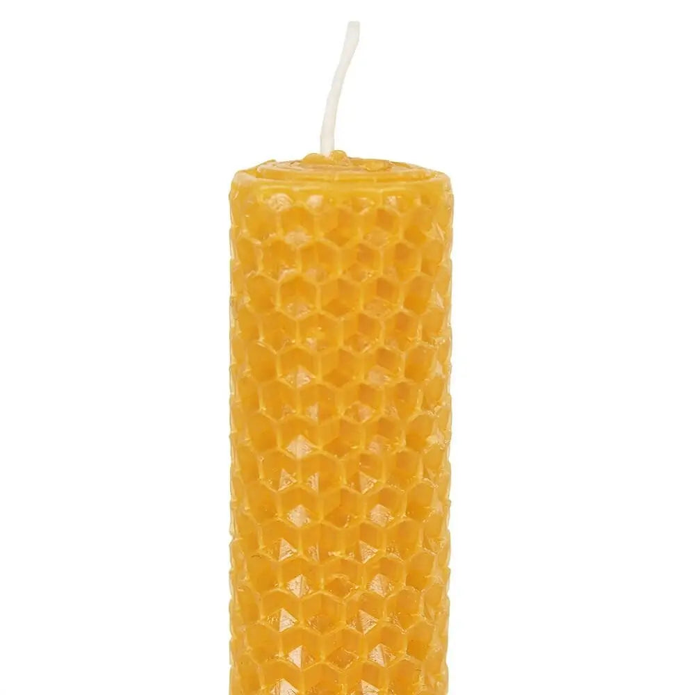 Honeycomb 100% Beeswax Candle. Pack of 3