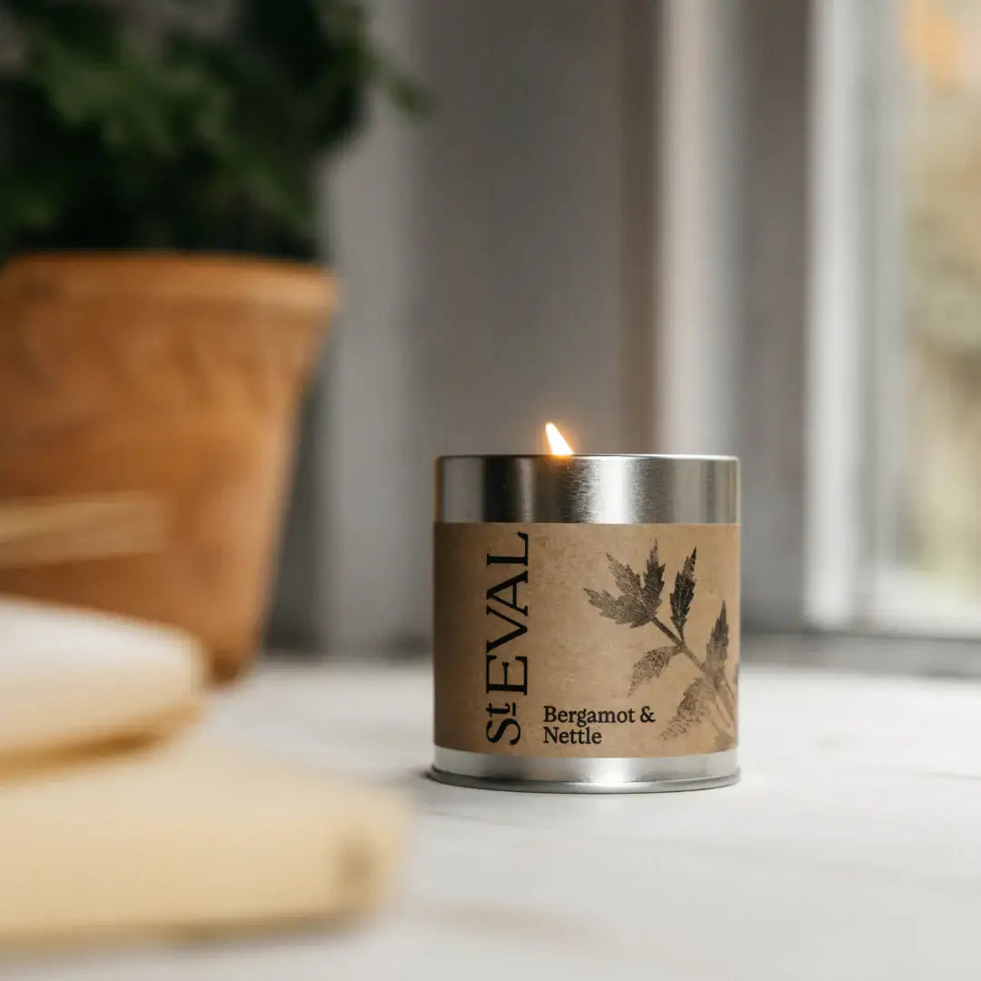 Bergamot and Nettle St Eval Candle Tin
