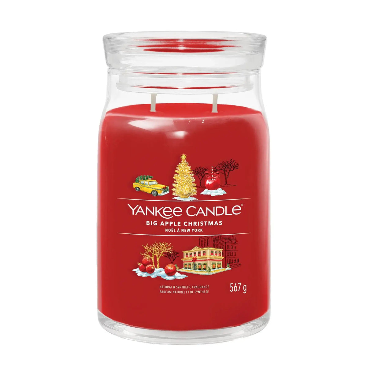 Yankee Big Apple Christmas Candle Jar Large in Southend