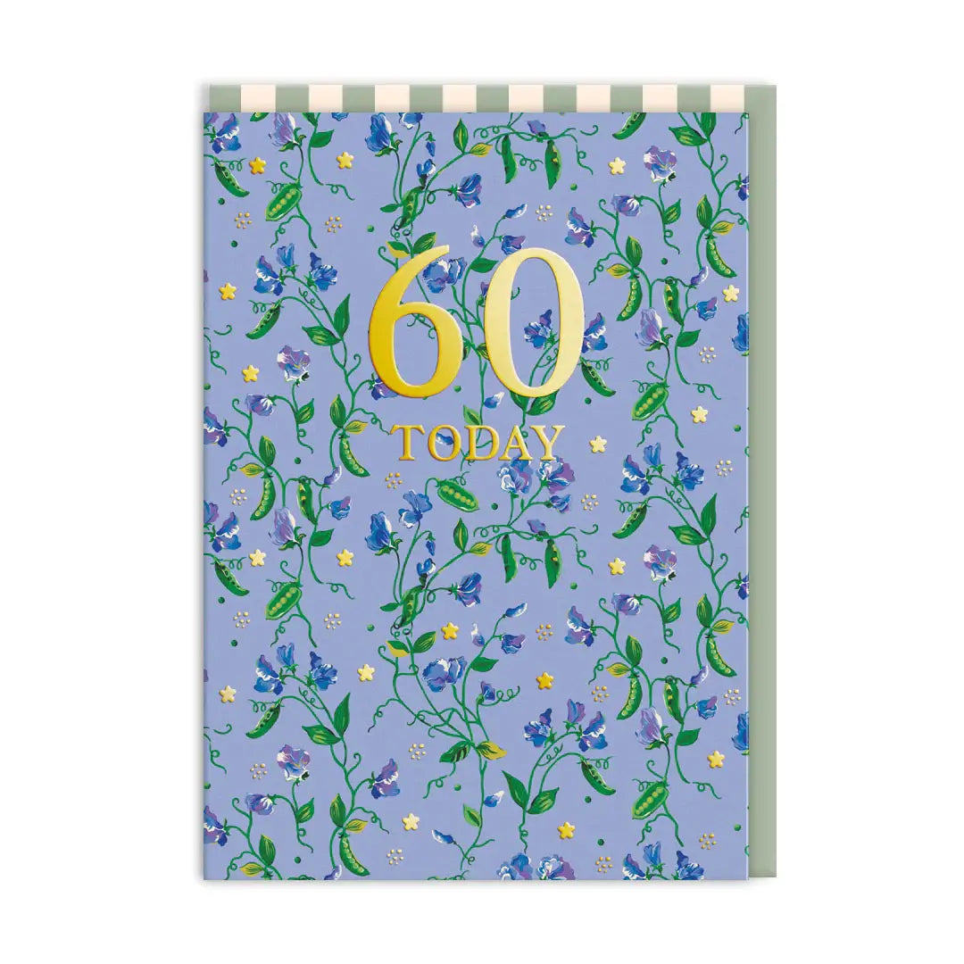 Sweet Pea Cath Kidston 60 Today Birthday Card