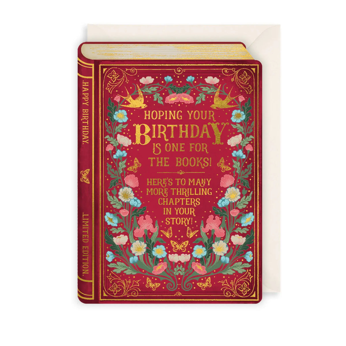 A Birthday For The Books Greetings Card