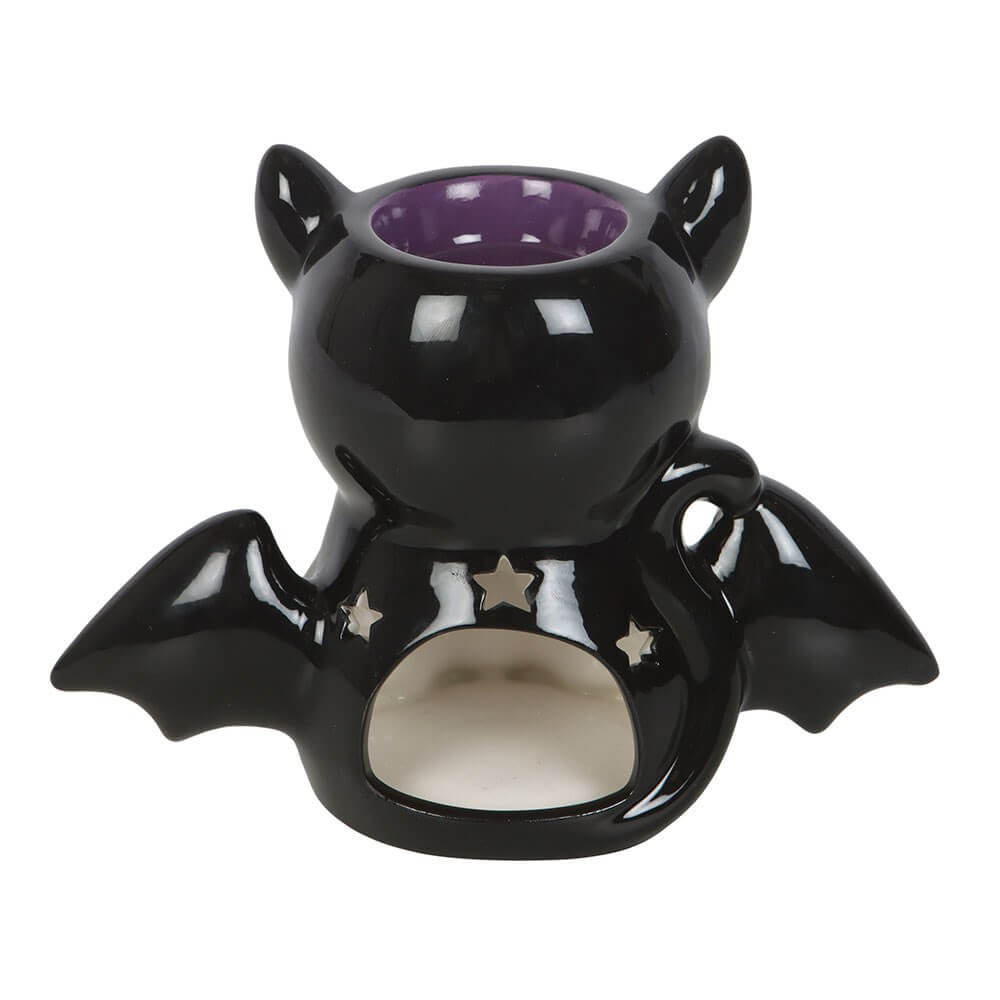 Cute Bat Cat Oil Burner and Wax Warmer