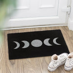 Black Moon Phase Coir Doormat