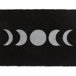 Black Moon Phase Coir Doormat