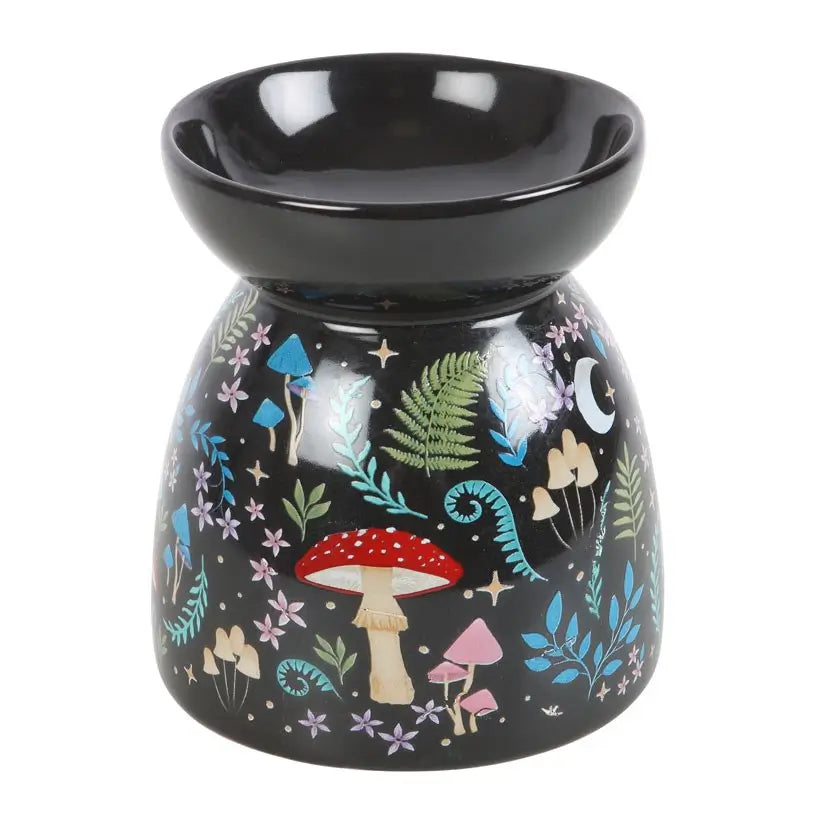 Dark Forest Ceramic Oil Burner & wax melt warmer