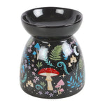 Dark Forest Ceramic Oil Burner & wax melt warmer