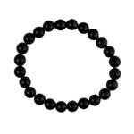 Black Onyx Gemstone 8mm Beaded Bracelet