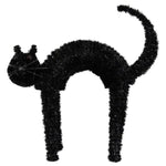 Halloween Black Tinsel Cat by Gisela Graham