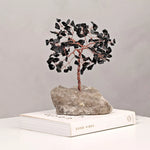 Black Tourmaline Gemstone Tree 120 Stones
