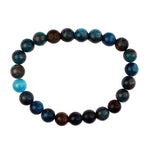 Blue Apatite 8mm Bead Bracelet