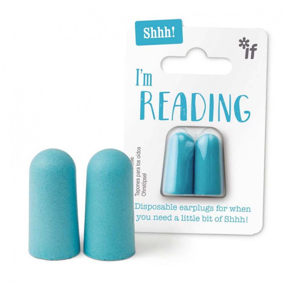 Pair of Blue Disposable Foam Earplugs by IF plc
