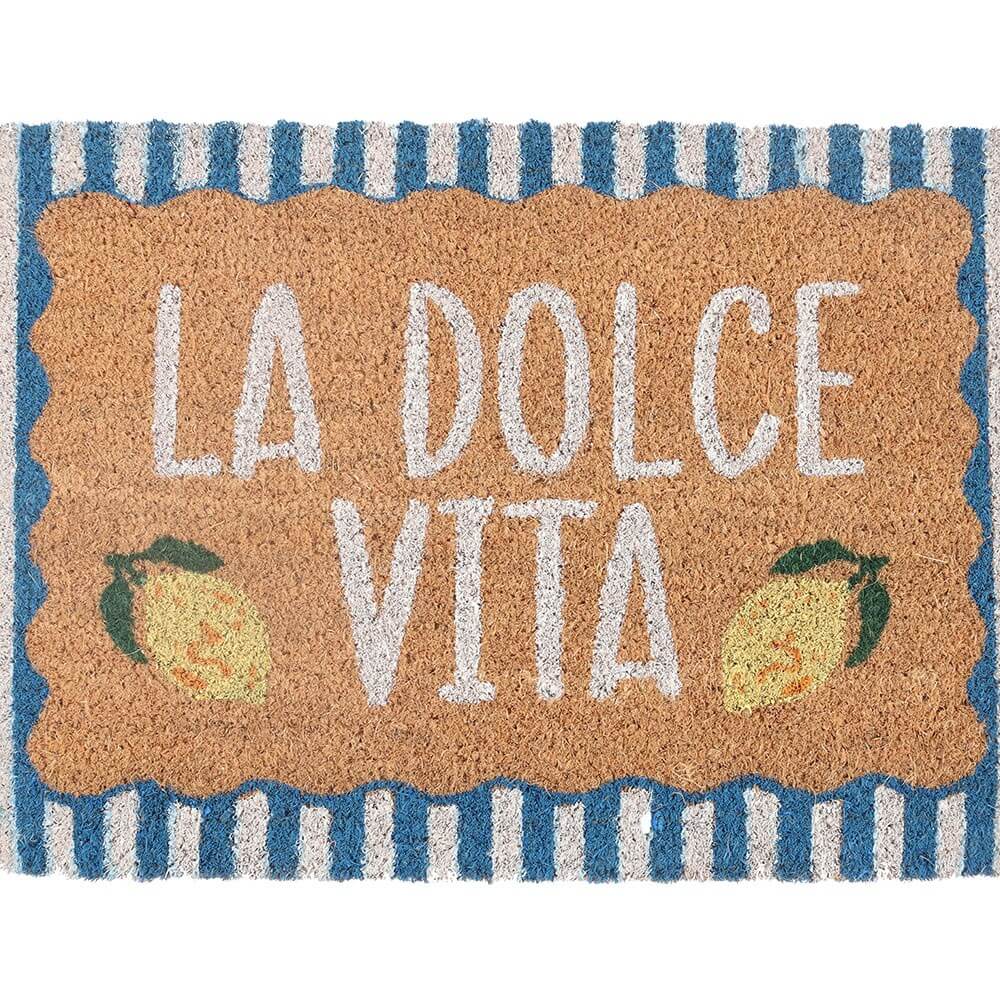 Blue La Dolce Vita CoirDoormat