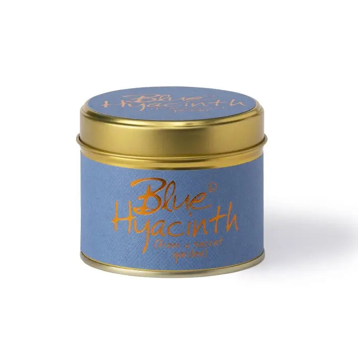 Lily-Flame Candle Tin | Blue Hyacinth