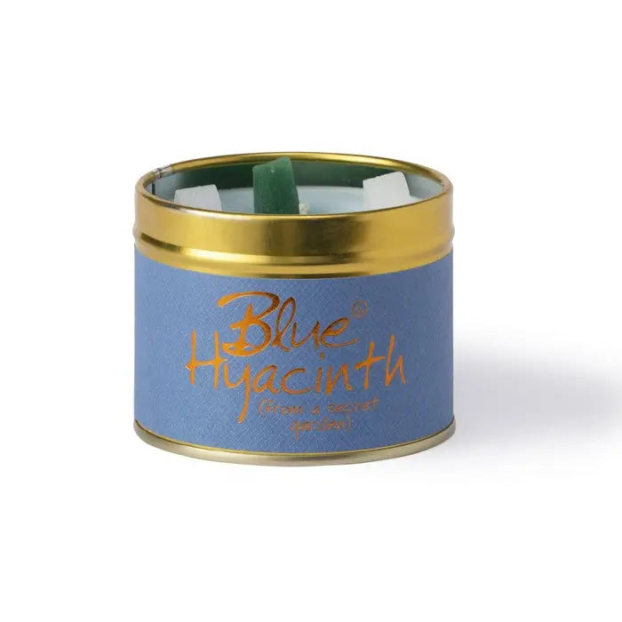 Lily-Flame Candle Tin | Blue Hyacinth