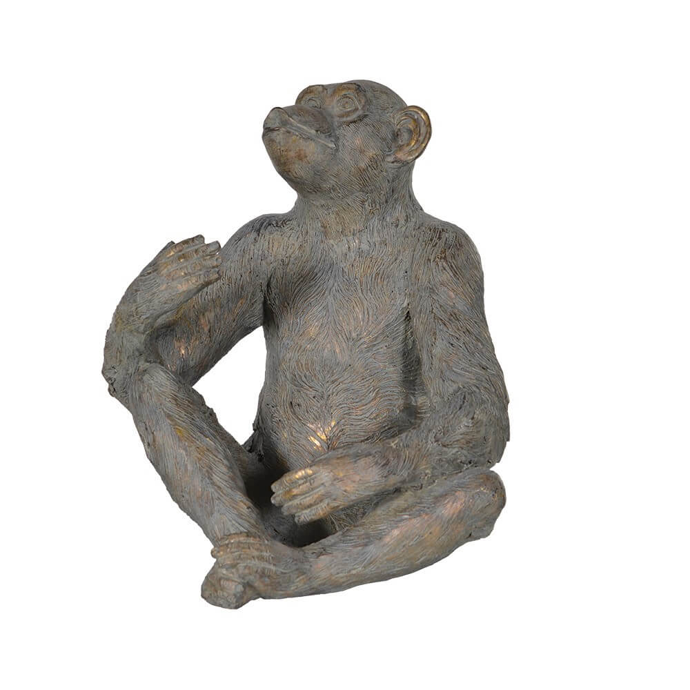 Bronzed Monkey Wine Bottle Holder