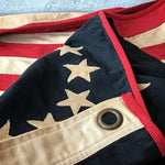 Vintage Betsy Ross American Woven Flag